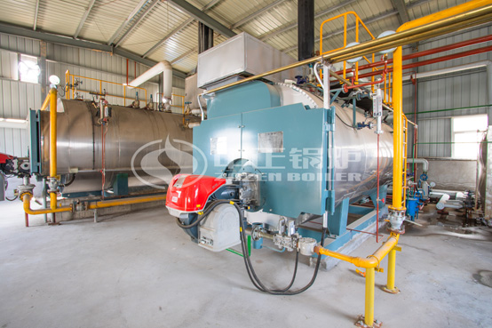 15吨SZS系列冷凝式燃气蒸汽锅炉项目